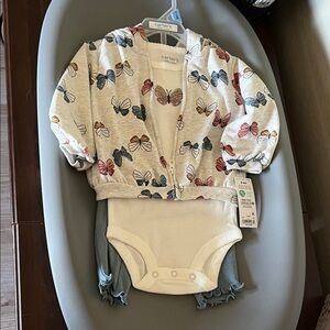 Carter's Multicolor Butterfly Baby Set